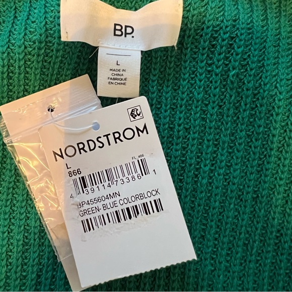 BP Nordstrom Colorblock Cardigan. NWT. Size Large - Picture 7 of 7